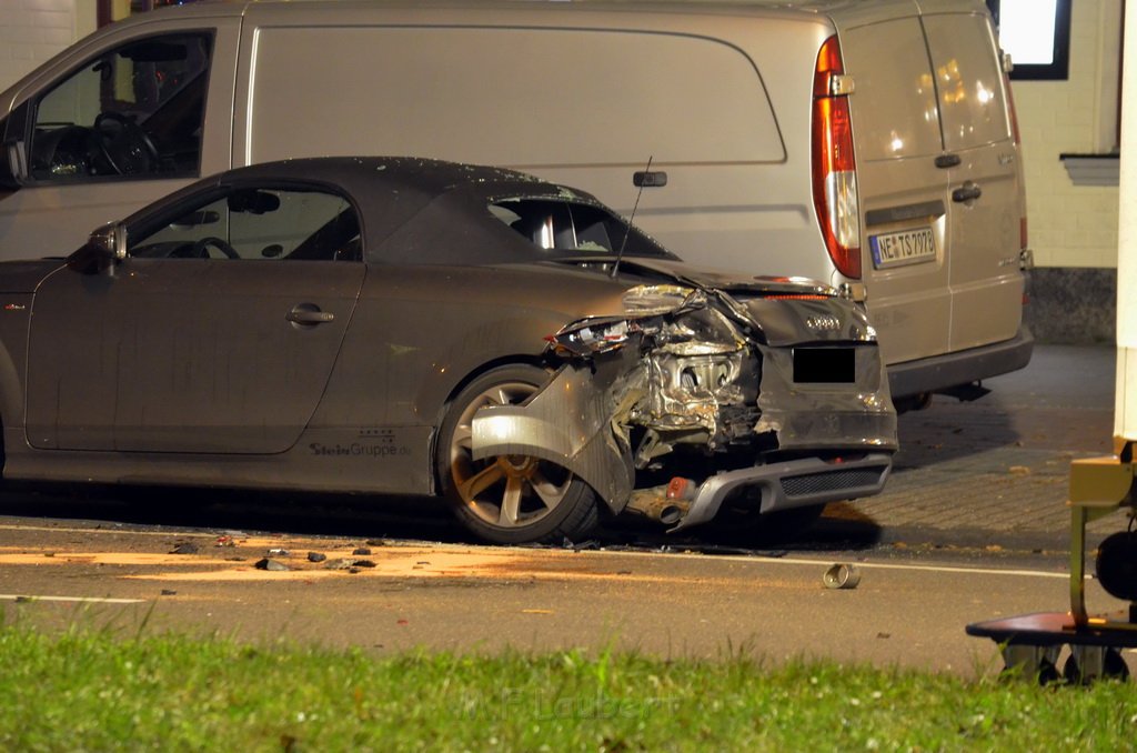 VU Krad gegen PKW Koeln Braunsfeld Aachenerstr P057.JPG - Miklos Laubert